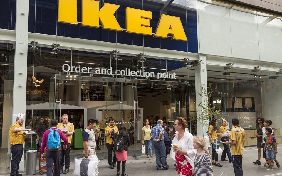 Store opening: IKEA Order & Collection point, Westfield Stratford, London, UK. August 2016.